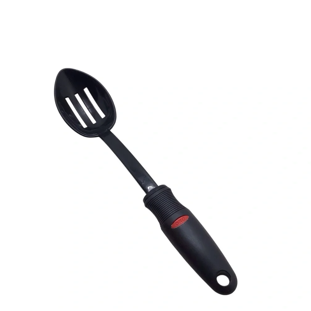 OXO Good Grips Nylon Slotted Spoon 12.5” Black Heat Resistant